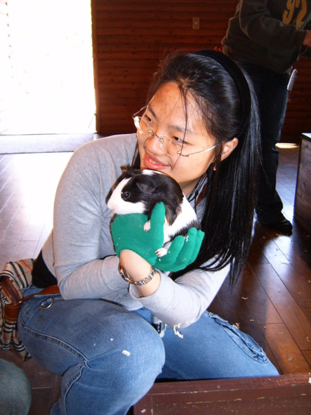 I still don't know if the gloves were to protect the GP or to protect the Korean.