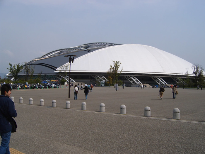 Viewed from the bus stop.