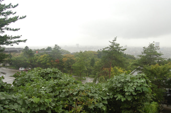 View from our ryokan