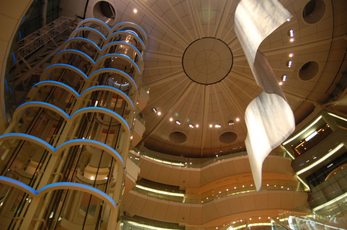 Elevators... or secret Enterprise warp core hiding in plain sight?