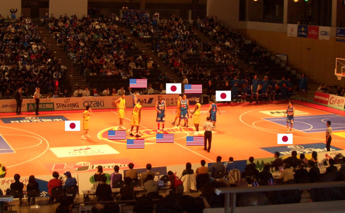 The American players didn't even pretend to care about getting their Japanese teammates involved.